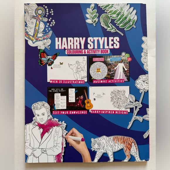 Harry Styles Coloring and Activity Book - Picture 4 of 4